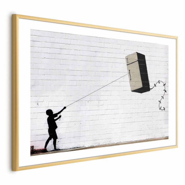 Plakat Latająca lodówka 30x21 cm 585758