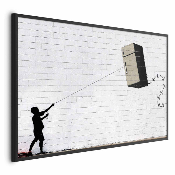 Plakat Latająca lodówka 60x40 cm 586164