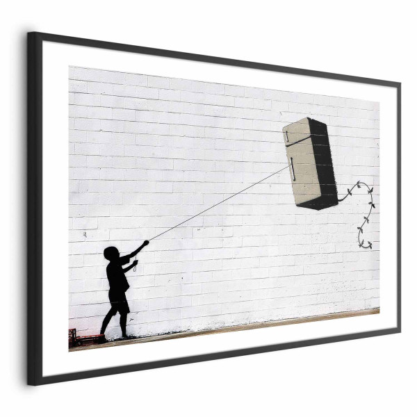 Plakat Latająca lodówka 90x60 cm 580384
