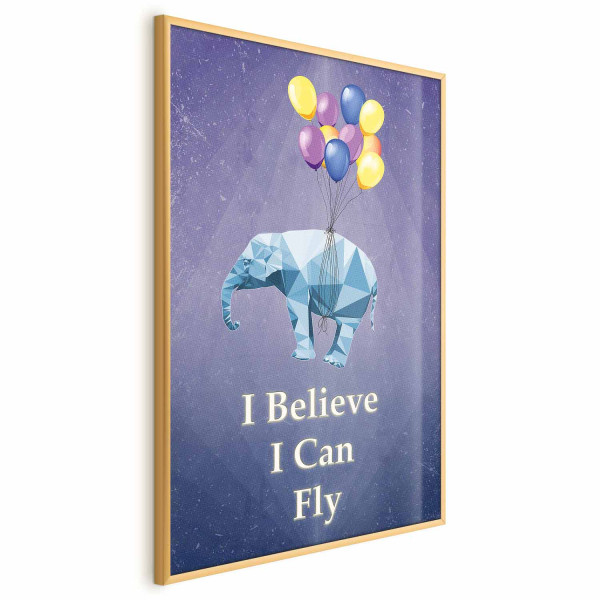 Plakat Latający słoń 40x60 cm 578873