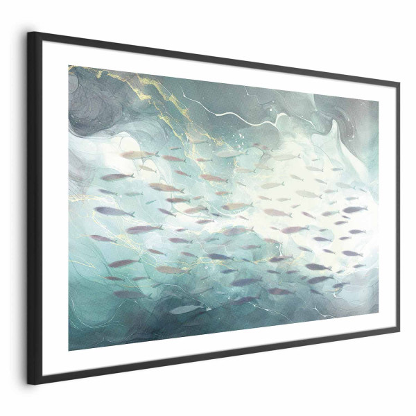 Plakat Ławica ryb 42x29,7 cm 589679