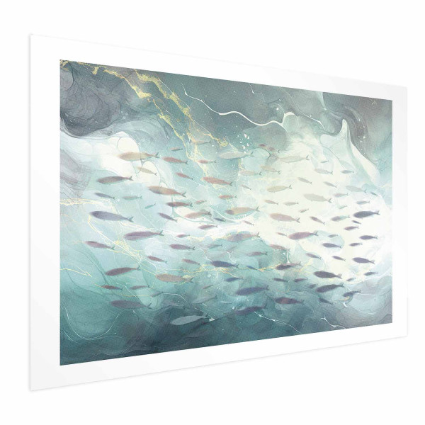 Plakat Ławica ryb 42x29,7 cm 580315