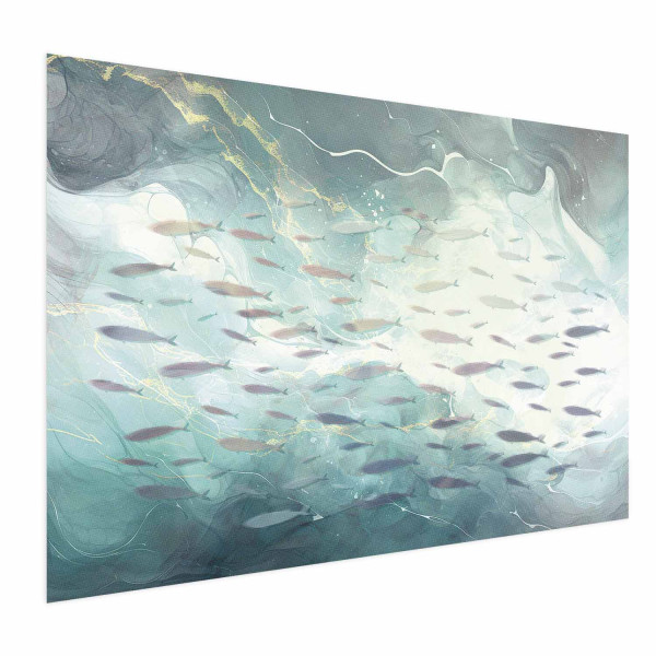 Plakat Ławica ryb 60x40 cm 588805