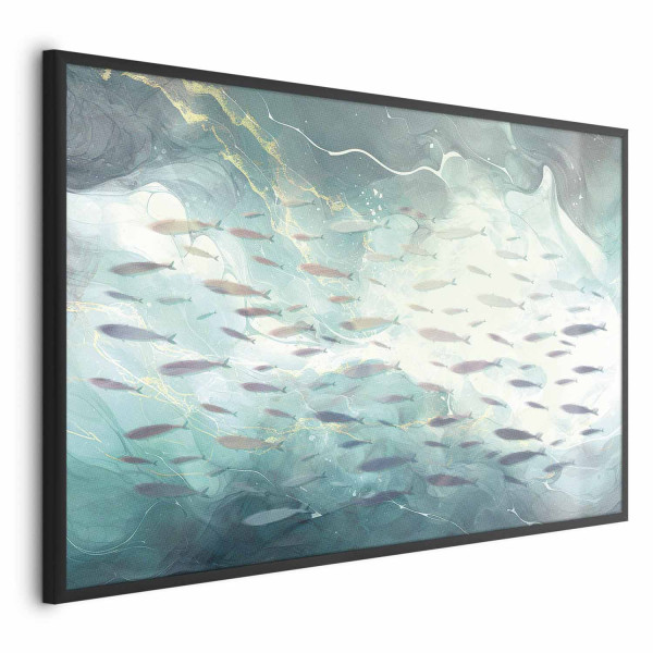 Plakat Ławica ryb 60x40 cm 589453