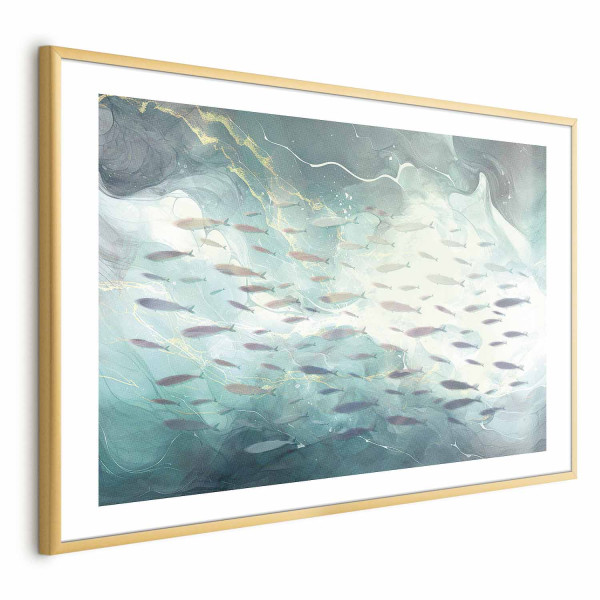 Plakat Ławica ryb 60x40 cm 577490