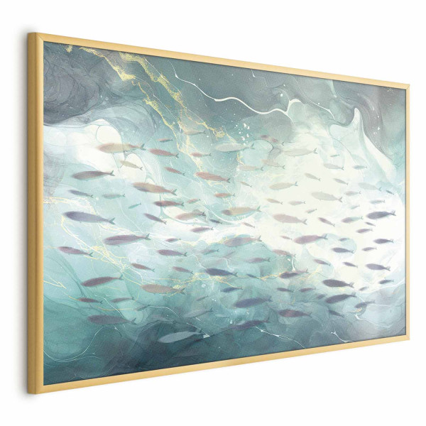 Plakat Ławica ryb 90x60 cm 586119