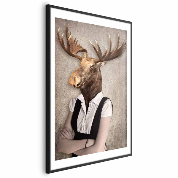 Plakat Łebski łoś 29,7x42 cm 589253