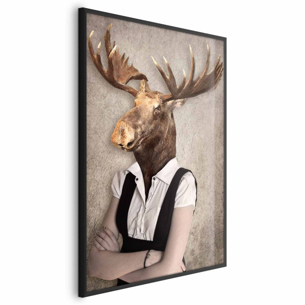 Plakat Łebski łoś 29,7x42 cm 590075