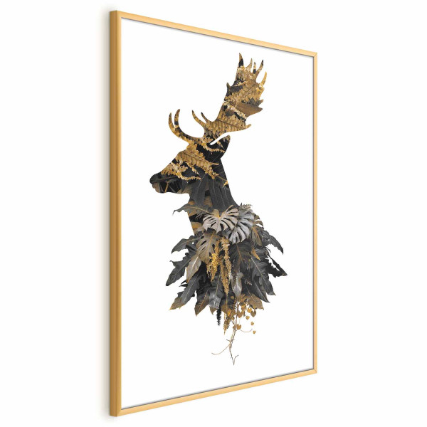 Plakat Leśny jeleń 21x30 cm 588728