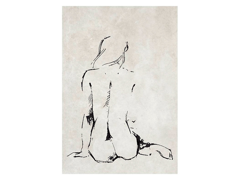 Plakat Line art Kobieta No.2 50x70 cm 38046
