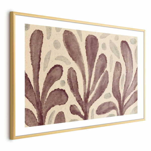 Plakat Liście i plamy 42x29,7 cm 589856