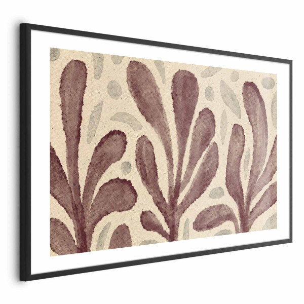 Plakat Liście i plamy 60x40 cm 590034