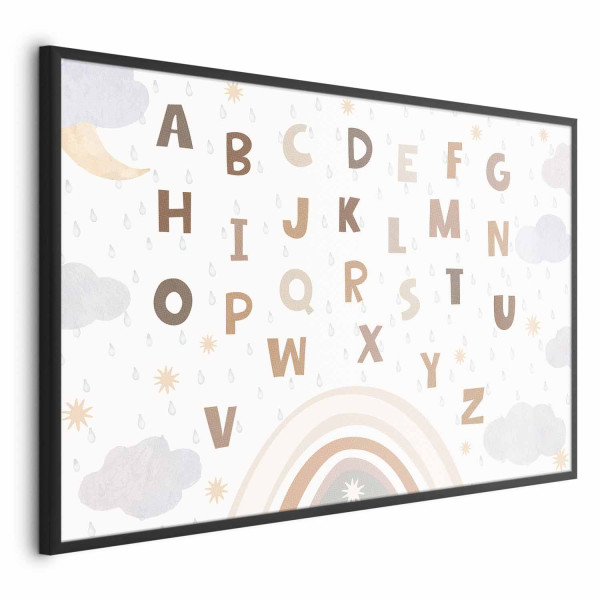 Plakat Literki 42x29,7 cm 587135