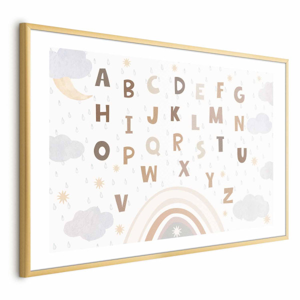Plakat Literki 60x40 cm 582076