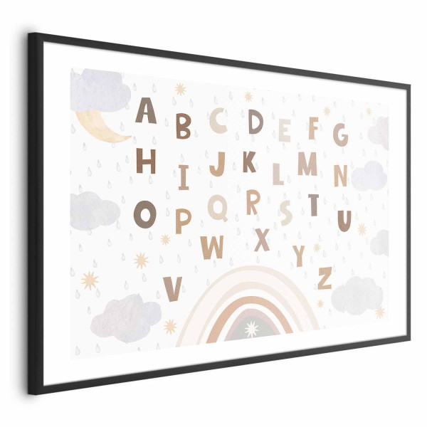 Plakat Literki 90x60 cm 586009