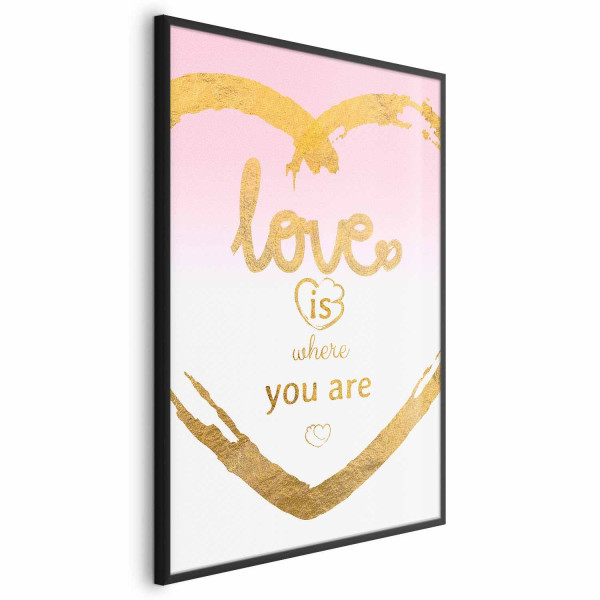 Plakat Love Is 29,7x42 cm 589460