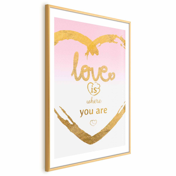Plakat Love Is 29,7x42 cm 590628
