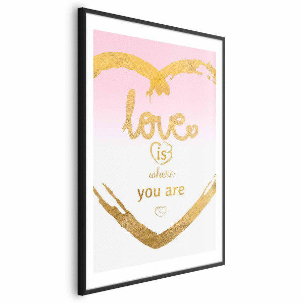 Plakat Love Is 29,7x42 cm 591042