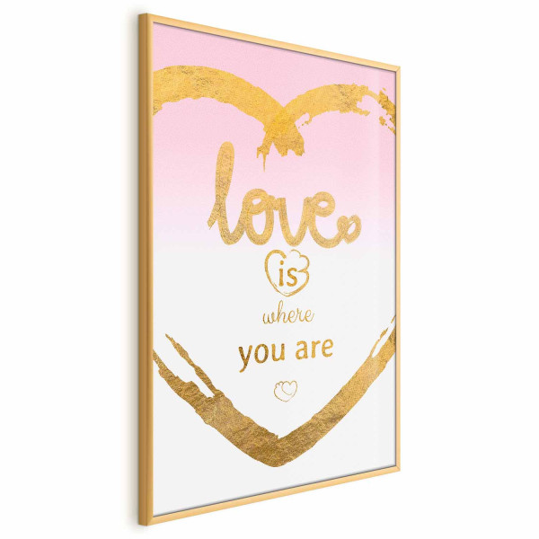Plakat Love Is 40x60 cm 588076