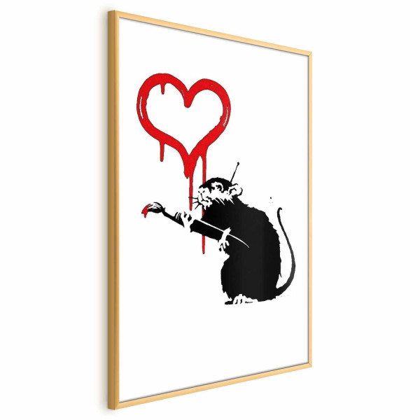 Plakat Love Rat 29,7x42 cm 579993