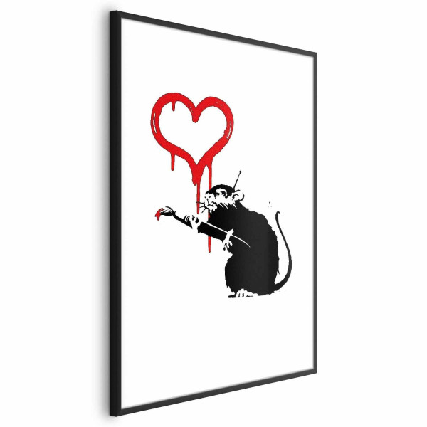 Plakat Love Rat 29,7x42 cm 577253
