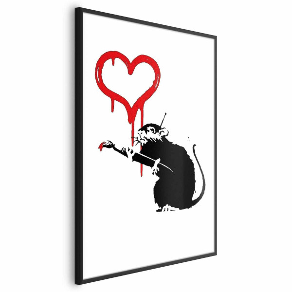 Plakat Love Rat 60x90 cm 580046