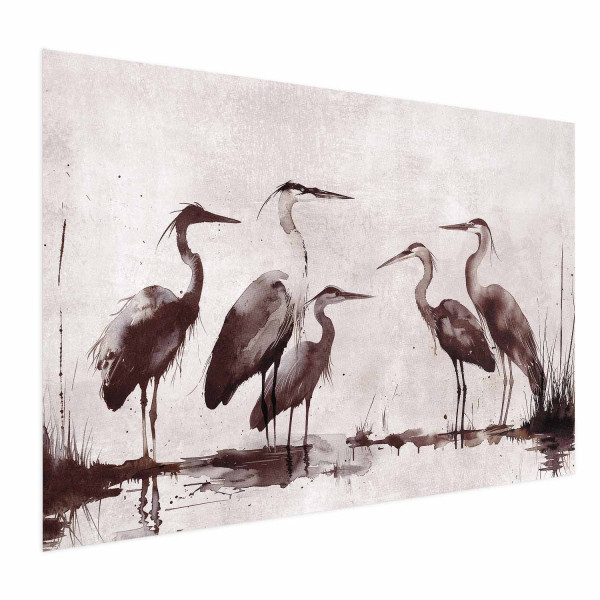 Plakat Malowane czaple 60x40 cm 586900