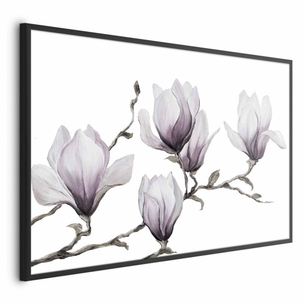 Plakat Malowane magnolie 42x29,7 cm 581696