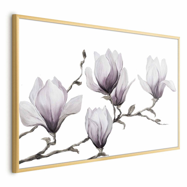 Plakat Malowane magnolie 60x40 cm 581576