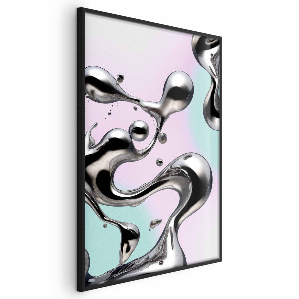 Plakat Metaliczne Płynności 29,7x42 cm 584148