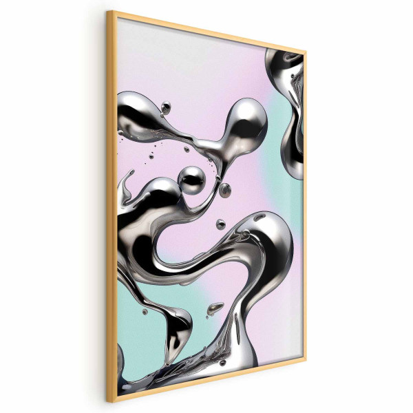 Plakat Metaliczne Płynności 29,7x42 cm 582237