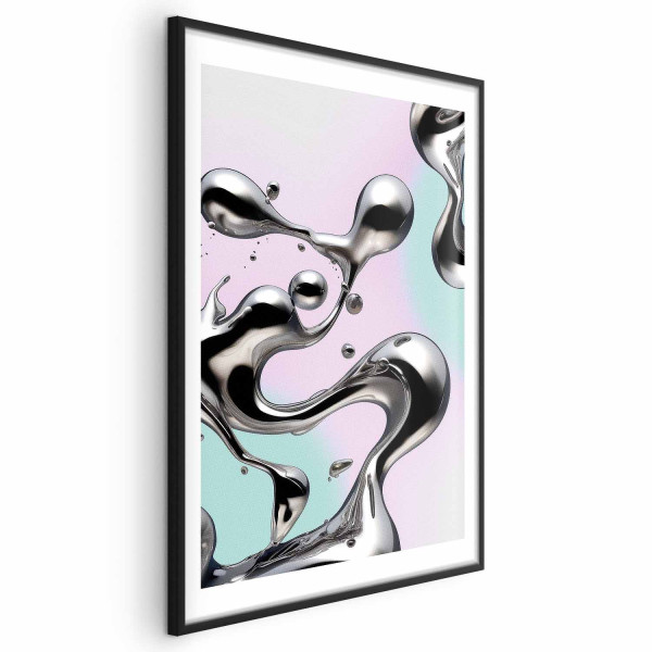 Plakat Metaliczne Płynności 40x60 cm 580071