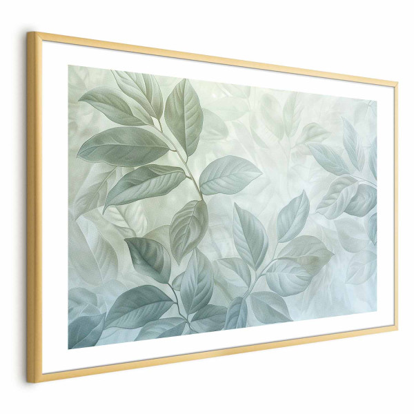 Plakat Miętowe liście 30x21 cm 580325
