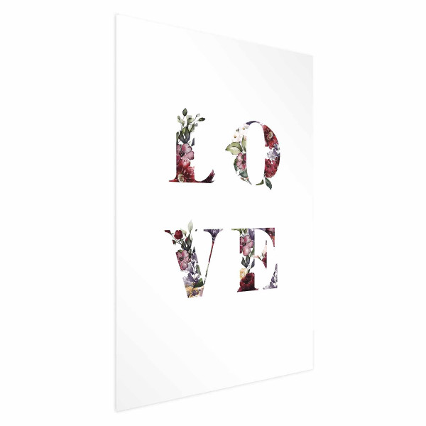 Plakat Miłość w kwiatach 29,7x42 cm 579061