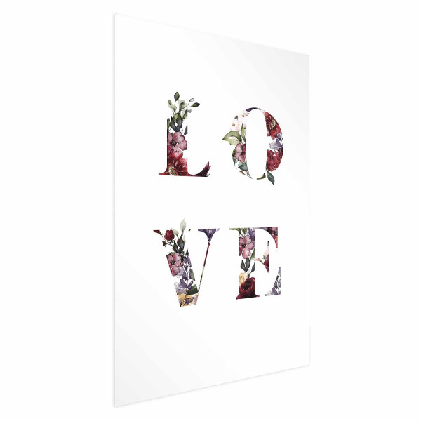 Plakat Miłość w kwiatach 29,7x42 cm 591013