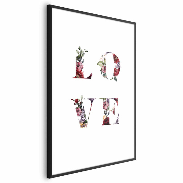 Plakat Miłość w kwiatach 60x90 cm 577575