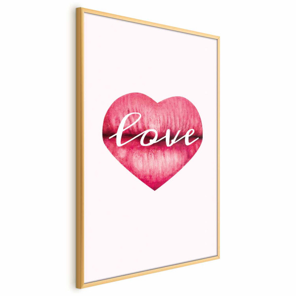 Plakat Miłosne usta 21x30 cm 580654