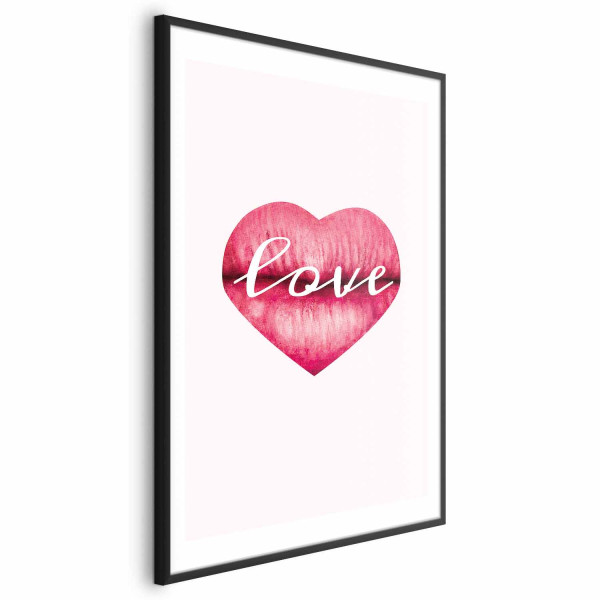 Plakat Miłosne usta 21x30 cm 581524
