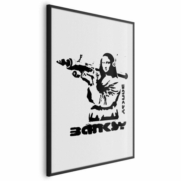 Plakat Mona Lisa z bazuką 29,7x42 cm 590703