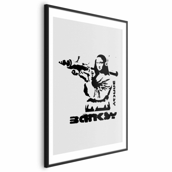 Plakat Mona Lisa z bazuką 40x60 cm 579721