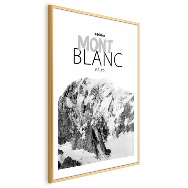 Plakat Mont Blanc 21x30 cm 582650