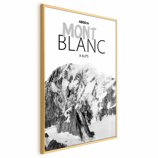 Plakat Mont Blanc 40x60 cm 586275