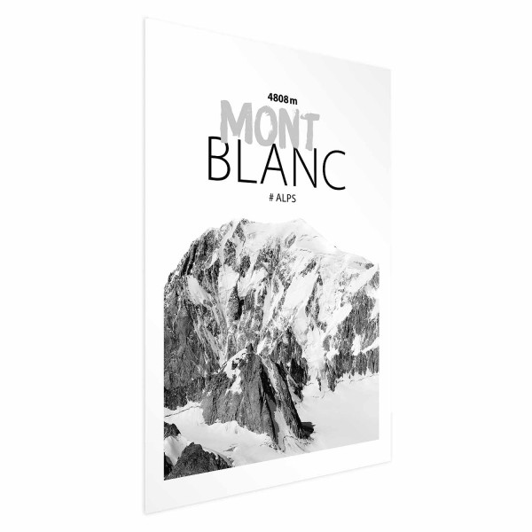 Plakat Mont Blanc 60x90 cm 589736