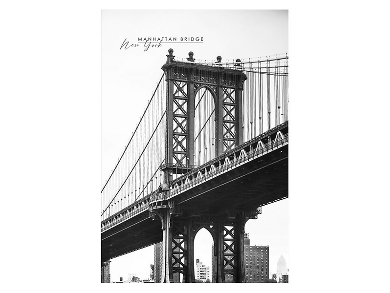 Plakat Most na Manhattanie 50x70 cm 38040