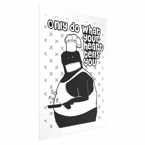 Plakat Motto 29,7x42 cm 585442