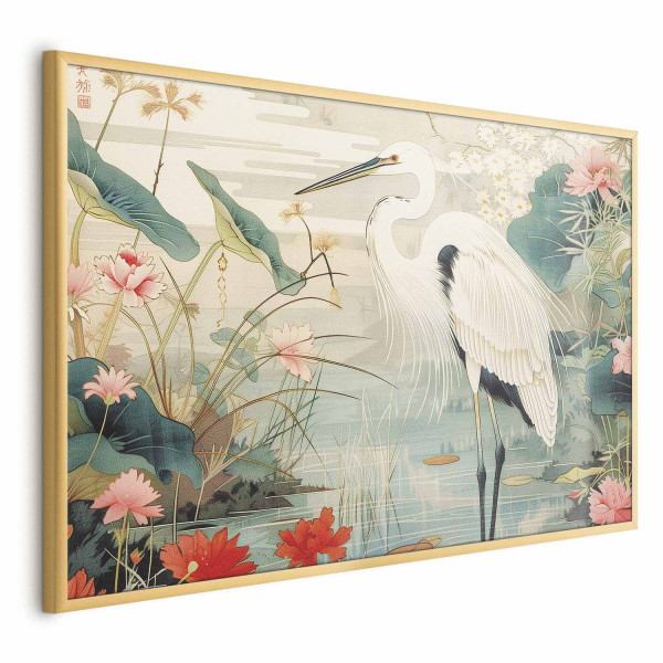 Plakat Nad azjatyckim stawem 60x40 cm 589195