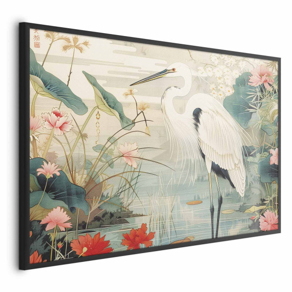 Plakat Nad azjatyckim stawem 60x40 cm 577368
