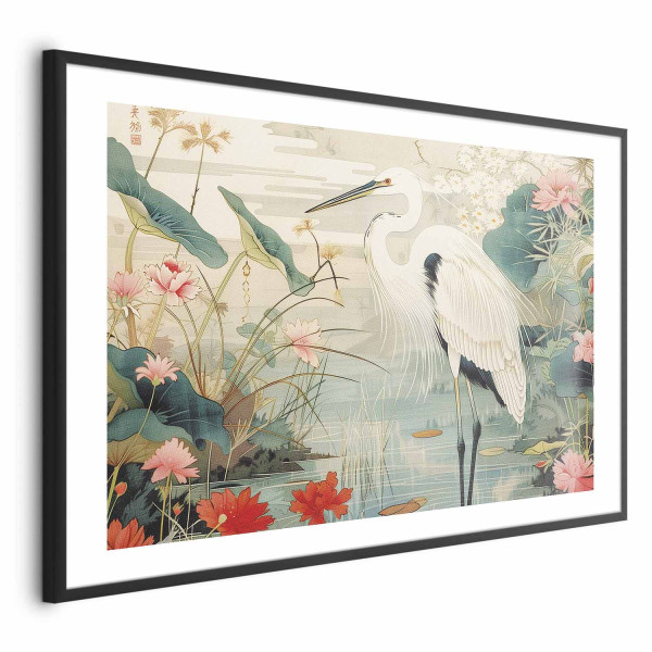 Plakat Nad azjatyckim stawem 90x60 cm 588313