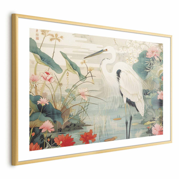 Plakat Nad azjatyckim stawem 90x60 cm 577647