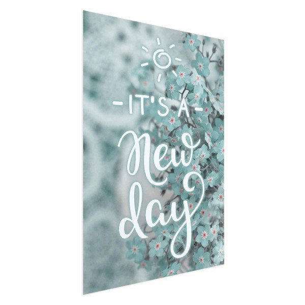 Plakat New day 29,7x42 cm 590292